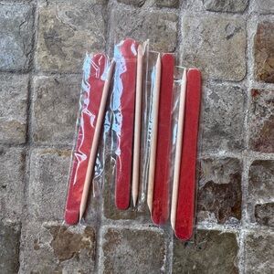 100 Individually packed Nail File with cuticle stick Set